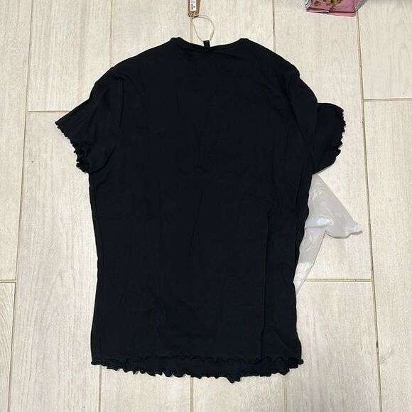 NWT skims black pointlette logo tee XL - Picture 6 of 7